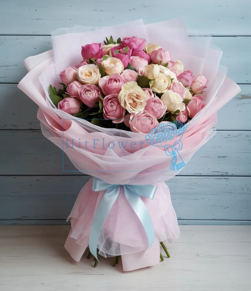 Букет цветов Сочный и яркий Букет цветов из: Розы